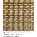 Best quality decoration panel aluminium mosaic tile